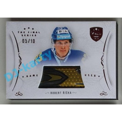 2021/22 OFS The Final Series Robert Říčka #STI-RIO 05/10 Game Used Stick Red