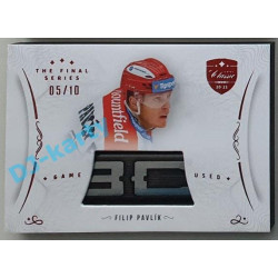2021/22 OFS The Final Series Filip Pavlík #STI-PAF 05/10 Game Used Stick Red