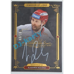 2021 OFS Kingdom of Lions Vladimír Růžička #A19 03/20 Authentic Signature WHITE