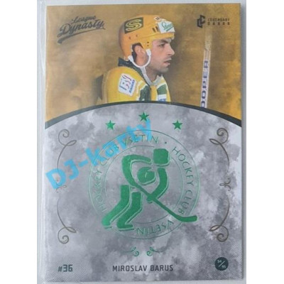 2021 Legendary Cards League Dynasty Vsetín Miroslav Barus #22