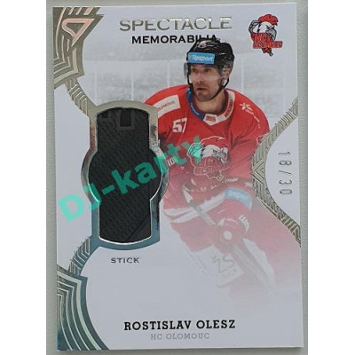 2021/22 Sportzoo TIPSPORT ELH 2. série #SR-RO Rostislav Olesz Spectable Memorabilia 18/30