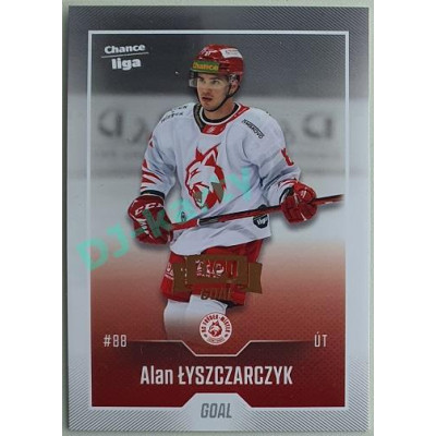2022/23 Goal Cards Chance Liga 1. série #141 Alan Łyszczarczyk Expo Pardubice