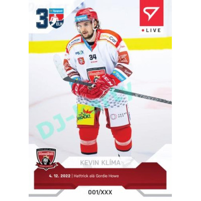 2022/23 Sportzoo ELH LIVE #L-044 Kevin Klíma xx/30