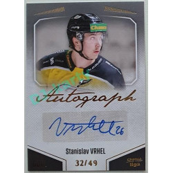 2022/23 Goal Cards Chance Liga 1. série #A-18 Stanislav Vrhel Autograph 32/49