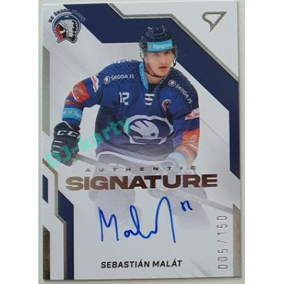 2022/23 Sportzoo ELH 2. série #AS1-SM Sebastián Malát Signature level 1 xxx/150