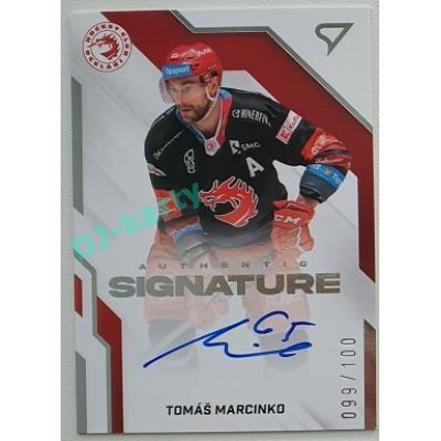 2022/23 Sportzoo ELH 2. série #AS2-MA Tomáš Marcinko Signature level 2 xxx/100