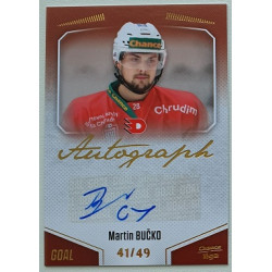 2022/23 Goal Cards Chance Liga 2. série #147 Martin Bučko Autograph xx/49