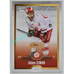 2022/23 Goal Cards Chance Liga 2. série #337 Adam Zeman Expo Gold 1 of 3