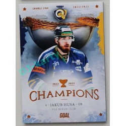2023 Goal Cards Zlín Champions #03 Jakub Husa Parallel 7/10