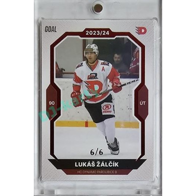 2023/24 Goal cards Chance Liga 1. série #182 Lukáš Žálčík Red 6/6