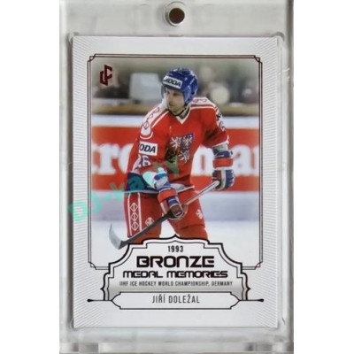 2023 LC Bronze Medal Memories 1993 #22 Jiří Doležal Red parallel xx/49