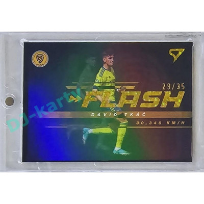 2023/24 Sportzoo Fortuna Liga 1. série #FS-17 David Tkáč Flash Limited 29/35