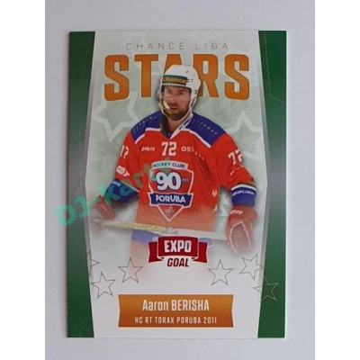 2022/23 Goal Cards Chance #ST-12 Aaron Berisha Chance Liga Stars Expo x/3