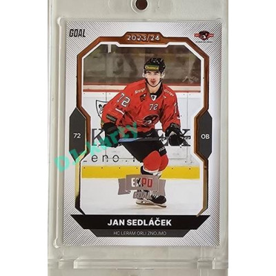 2023/24 Goal cards Chance Liga 2. série #389 Jan Sedláček Expo Silver 1of7