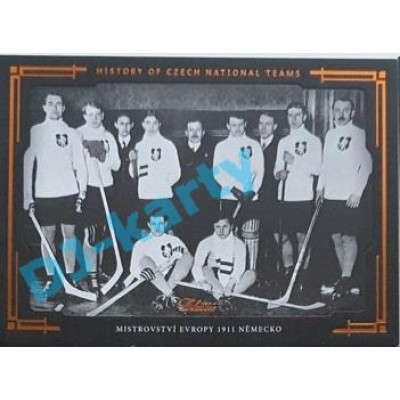2020 OFS SSČH Mistrovství Evropy 1911 Německo #HCNT-02 09/20 History of Czech National Teams Cooper