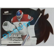 2020 MK reprezentace Pavel Francouz #2 Goalie School Die-cut Red Retail
