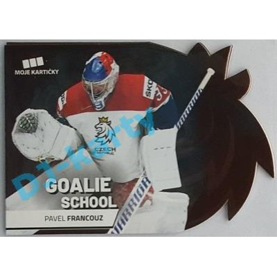 2020 MK reprezentace Pavel Francouz #2 Goalie School Die-cut Red Retail