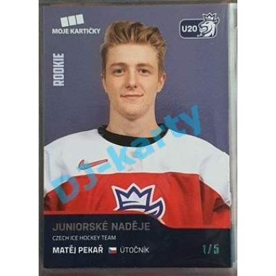 2020 MK reprezentace Matěj Pekař RC juniorské naděje #77 1/5 Blue
