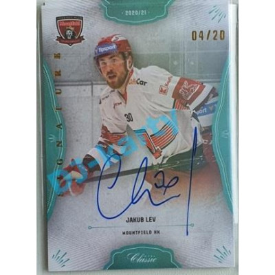 2020/21 OFS 2. série Jakub Lev #65 09/20 Rainbow Signature