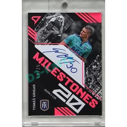 2023/24 Sportzoo Fortuna Liga 2. série #MSS-TG Tomáš Grigar Milestones Neon Pink Auto 19/25