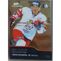 2020 MK reprezentace David Sklenička #34 1/5 Gold Czech Expo