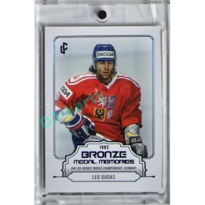 2023 LC Bronze Medal Memories 1993 #04 Leo Gudas Blue parallel 09/15