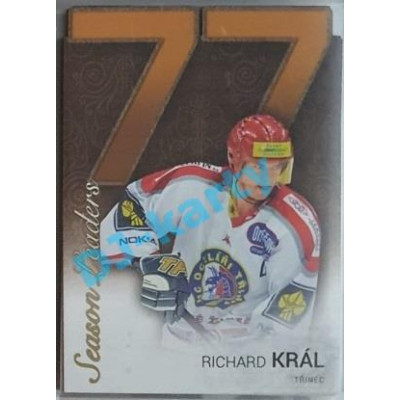 2017/18 OFS Richard Král #SL-6 X/99 Statistic Die Cut