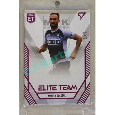 2023/24 Sportzoo Fortuna Liga 1. série #ET-36 Martin Doležal Elite Team Limited 5/5