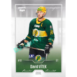 2022/23 Goal Cards Chance Liga 2. série #230 David Vítek Silver 1 of 60