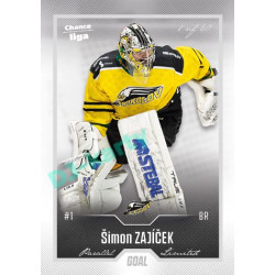 2022/23 Goal Cards Chance Liga 2. série #232 Šimon Zajíček Silver 1 of 60