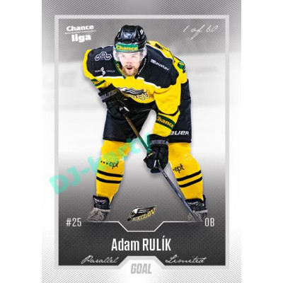 2022/23 Goal Cards Chance Liga 2. série #234 Adam Rulík Silver 1 of 60