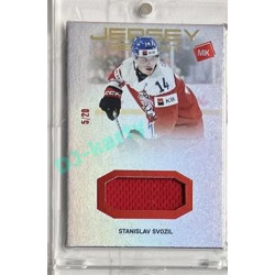 2023 MK reprezentace #JS-07 Stanislav Svozil U20 Jersey Segment RED 5/20