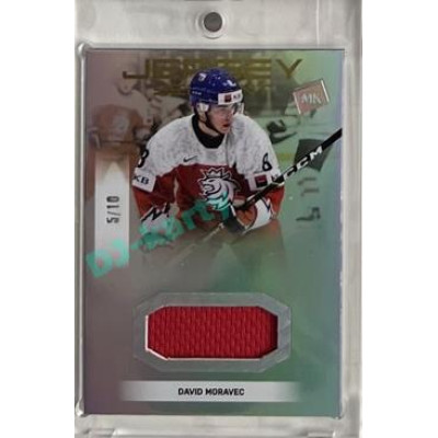 2023 MK reprezentace #JS-08 David Moravec U20 Jersey Segment RAINBOW 5/10