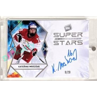 2023 MK reprezentace #SSA-04 Kateřina Mrázová Super Star Auto SILVER 9/20