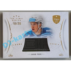 2021/22 OFS The Final Series Jakub Pour #STI-POJ 10/20 Game Used Stick Gold