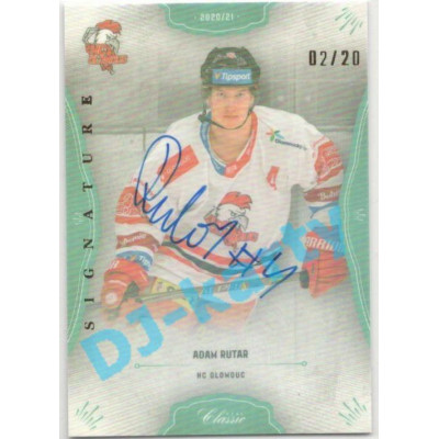 2021/22 OFS The Final Series Adam Rutar #231 02/20 Bonus Signature Rainbow