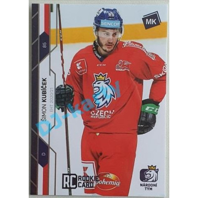2021 MK reprezentace Šimon Kubíček RC EHT #21 3/5 Blue