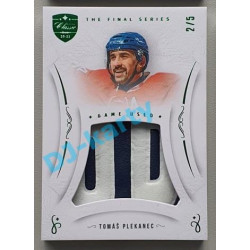 2021/22 OFS The Final Series Tomáš Plekanec #MEM-TE 2/5 Game Used Emerald