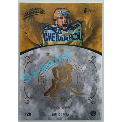 2021 Legendary Cards League Dynasty Vsetín Jiří Dopita #42 03/19 Gold Rainbow