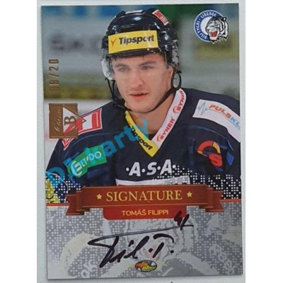 2021/22 OFS The Final Series Tomáš Filippi #SIGN19 08/20 Bonus Signature 13/14 OFS Signature