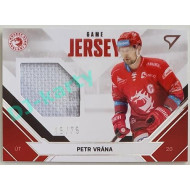 2021/22 Sportzoo TIPSPORT ELH 2. série #JS-PV Petr Vrána Game Jersey 15/75