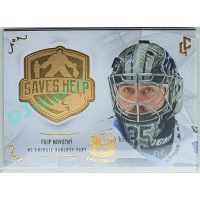 2021 Legendary Cards Saves #SH-028 Filip Novotný Expo Pardubice