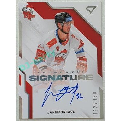 2022/23 Sportzoo ELH 2. série #AS1-JO Jakub Orsava Signature level 1 xxx/150