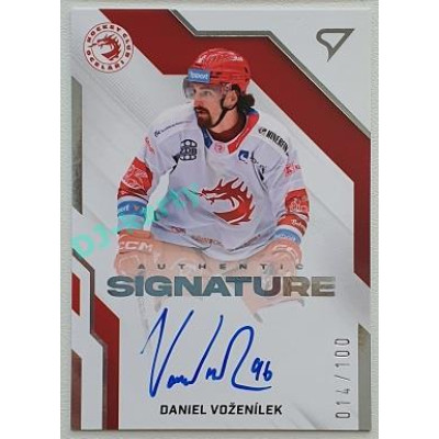2022/23 Sportzoo ELH 2. série #AS2-DV Daniel Voženílek Signature level 2 xxx/100