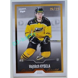 2022/23 Goal Cards Chance Liga Update #423 Vojtěch Kysela Gold xx/23