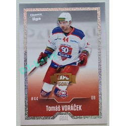 2022/23 Goal Cards Chance Liga 2. série #361 Tomáš Voráček Expo Rainbow Dotted 1/1