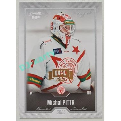 2022/23 Goal Cards Chance Liga 2. série #301 Michal Pittr Expo Silver 1 of 3