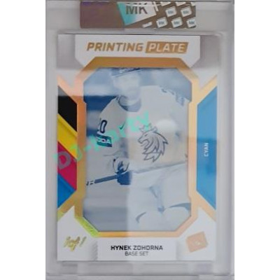 2023 MK The Gamers #PP-HZ Hynek Zohorna 2022 Printing Plate 1/1 Cyan