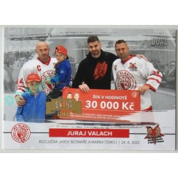 2022 Goal Cards Rozlučka Jardy Bednáře a Marka Tomici #44 Juraj Valach Expo Gold 1of3