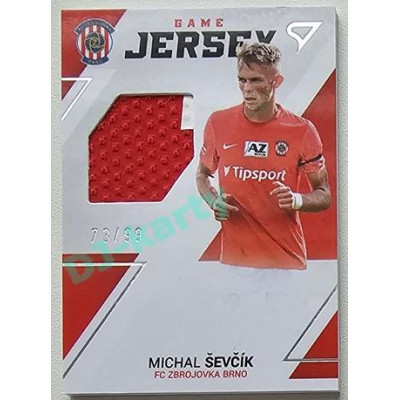 2022/23 Sportzoo Fortuna Liga 2. série #GJ-SE Michal Ševčík Game Jersey 73/99